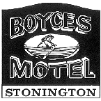 Boyce's Motel, Stonington Maine logo